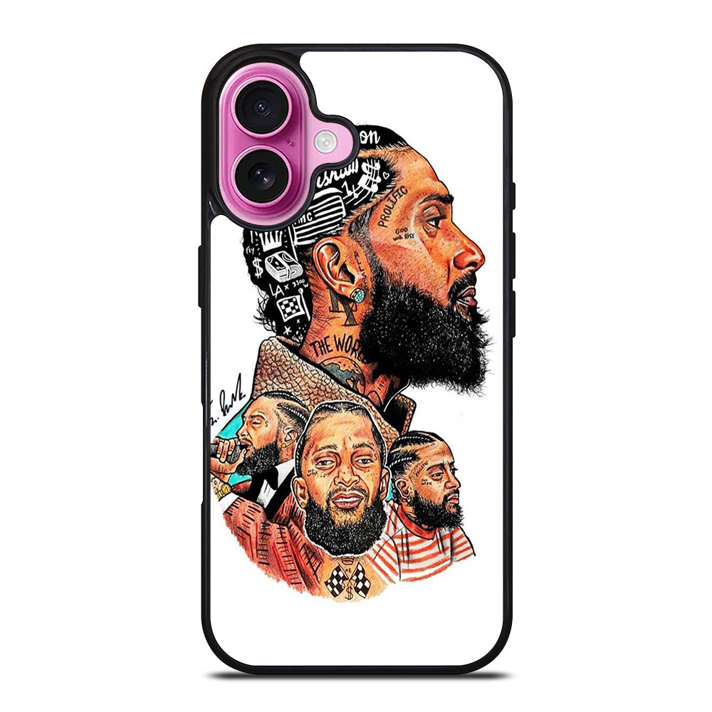 NIPSEY HUSSLE RAPPER ARTWORK iPhone 16 Plus Case Cover