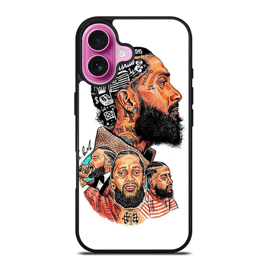 NIPSEY HUSSLE RAPPER ARTWORK iPhone 16 Plus Case Cover