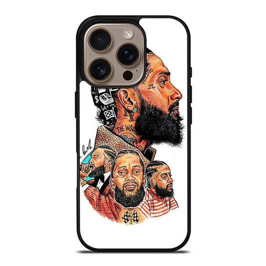 NIPSEY HUSSLE RAPPER ARTWORK iPhone 16 Pro Case Cover