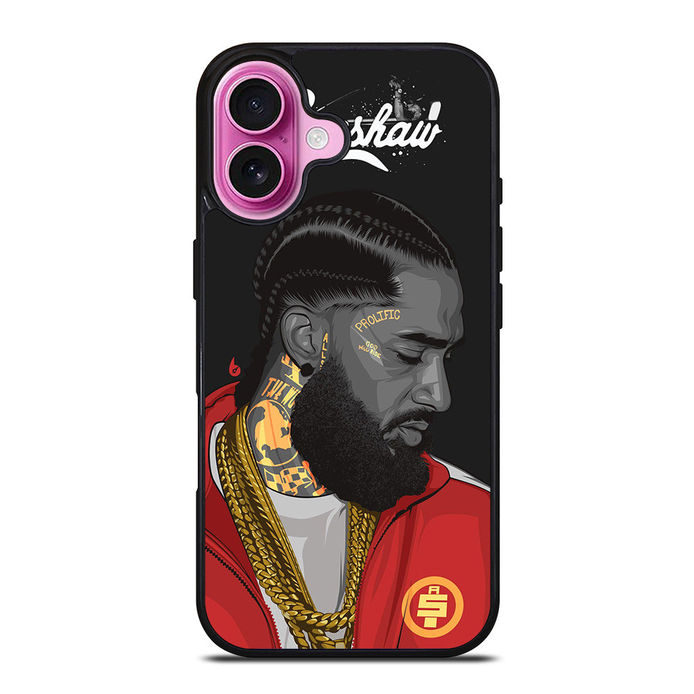 NIPSEY HUSSLE RAPPER ART iPhone 16 Plus Case Cover