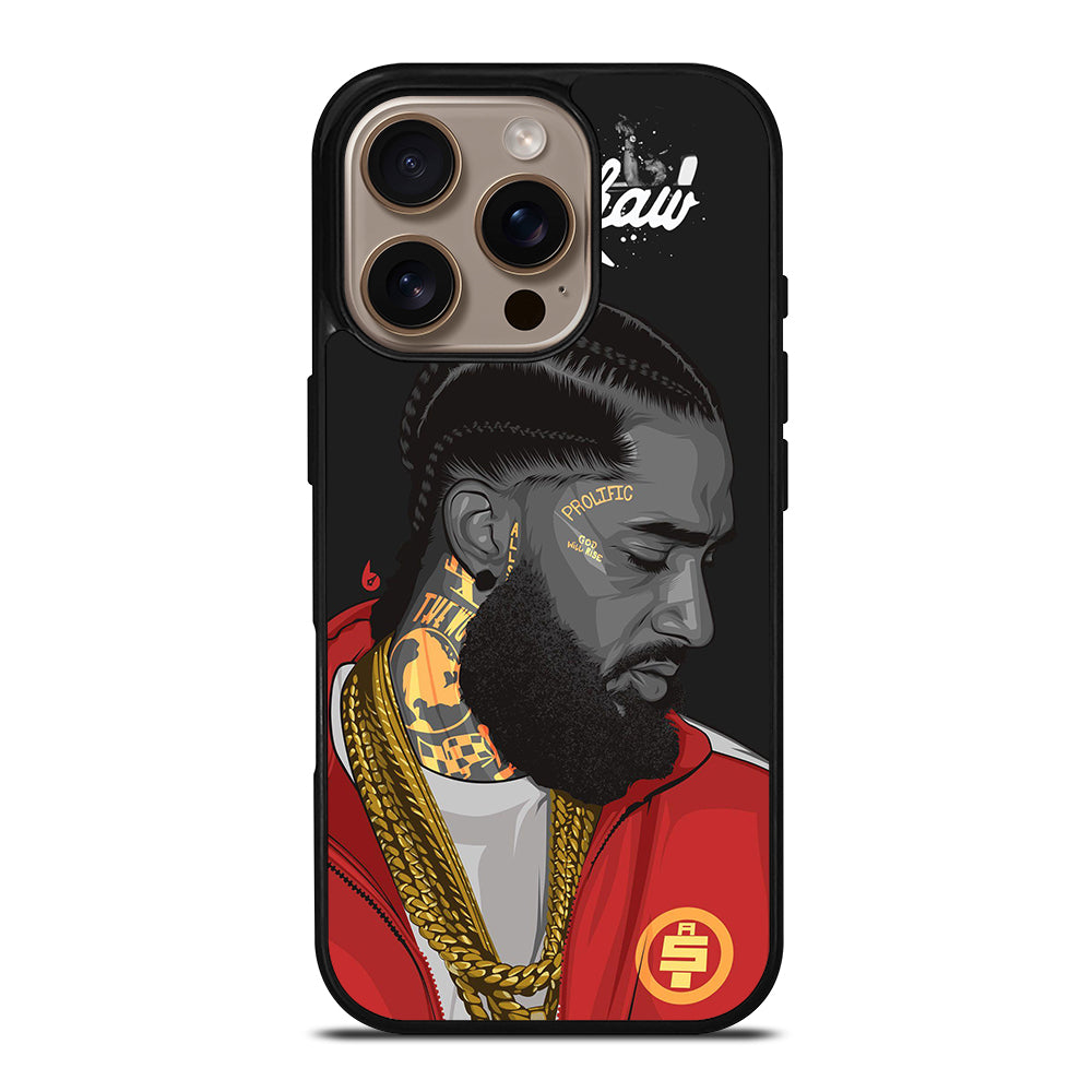 NIPSEY HUSSLE RAPPER ART iPhone 16 Pro Case Cover