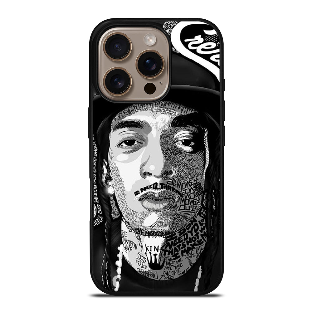 NIPSEY HUSSLE RAPPER QUOTE iPhone 16 Pro Case Cover