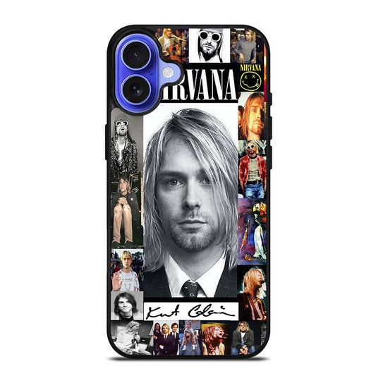 NIRVANA COLLAGE iPhone 16 Case Cover