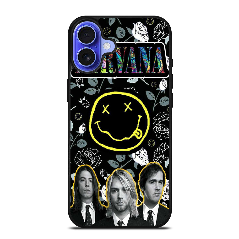 NIRVANA ROCK BAND PERSONNEL iPhone 16 Case Cover