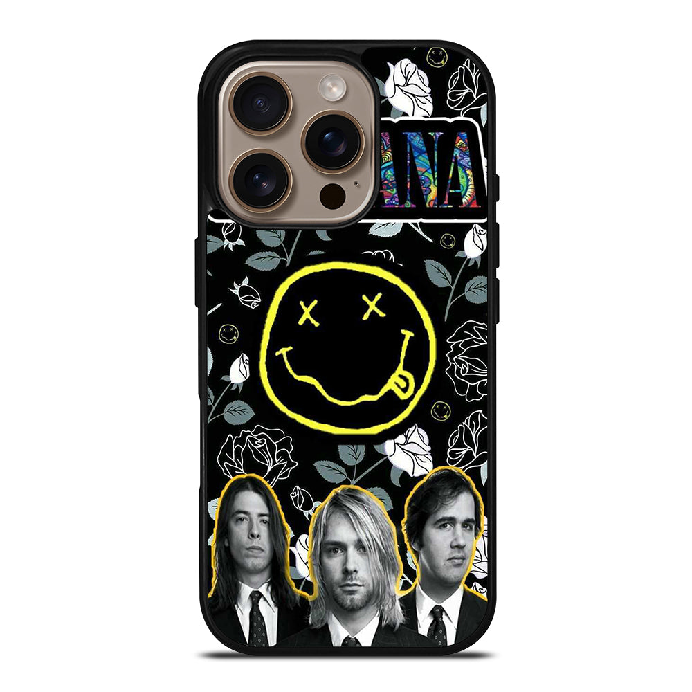 NIRVANA ROCK BAND PERSONNEL iPhone 16 Pro Case Cover