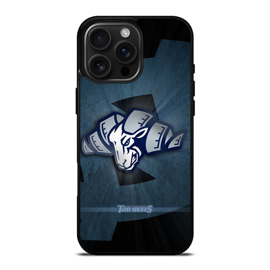 NORTH CAROLINA TAR HEELS NBA 3 iPhone 16 Pro Max Case Cover