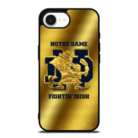 NOTRE DAME FIGHTING IRISH GOLD LOGO iPhone 16e Case Cover
