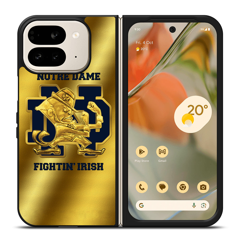 NOTRE DAME FIGHTING IRISH GOLD LOGO Google Pixel 9 Pro Fold Case Cover