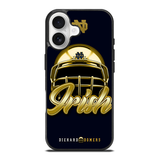 NOTRE DAME FIGHTING IRISH HELMET iPhone 17 Case Cover