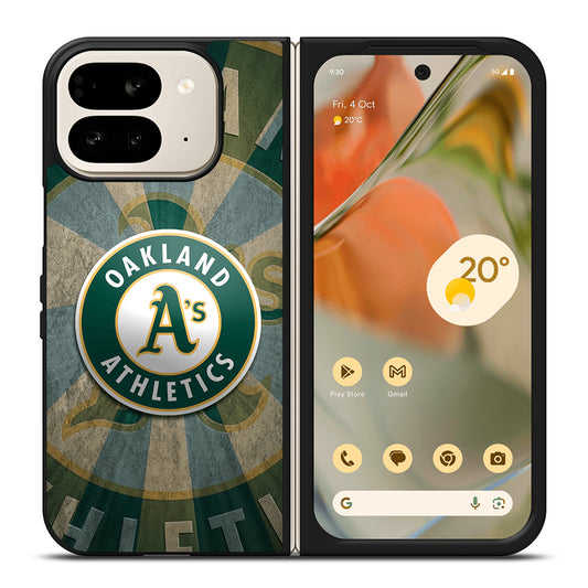 OAKLAND ATHLETICS LOGO MLB 3 Google Pixel 9 Pro Fold Case Cover