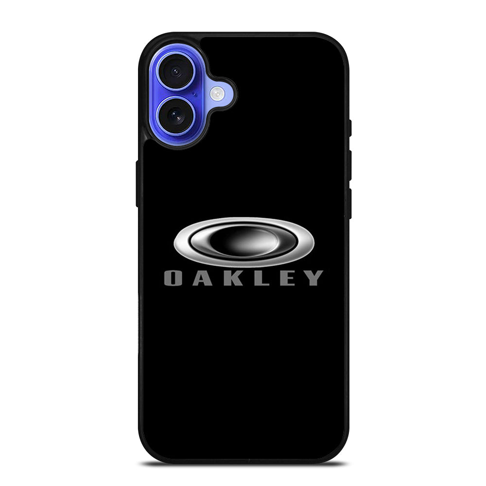 OAKLEY BLACK LOGO iPhone 16 Case Cover