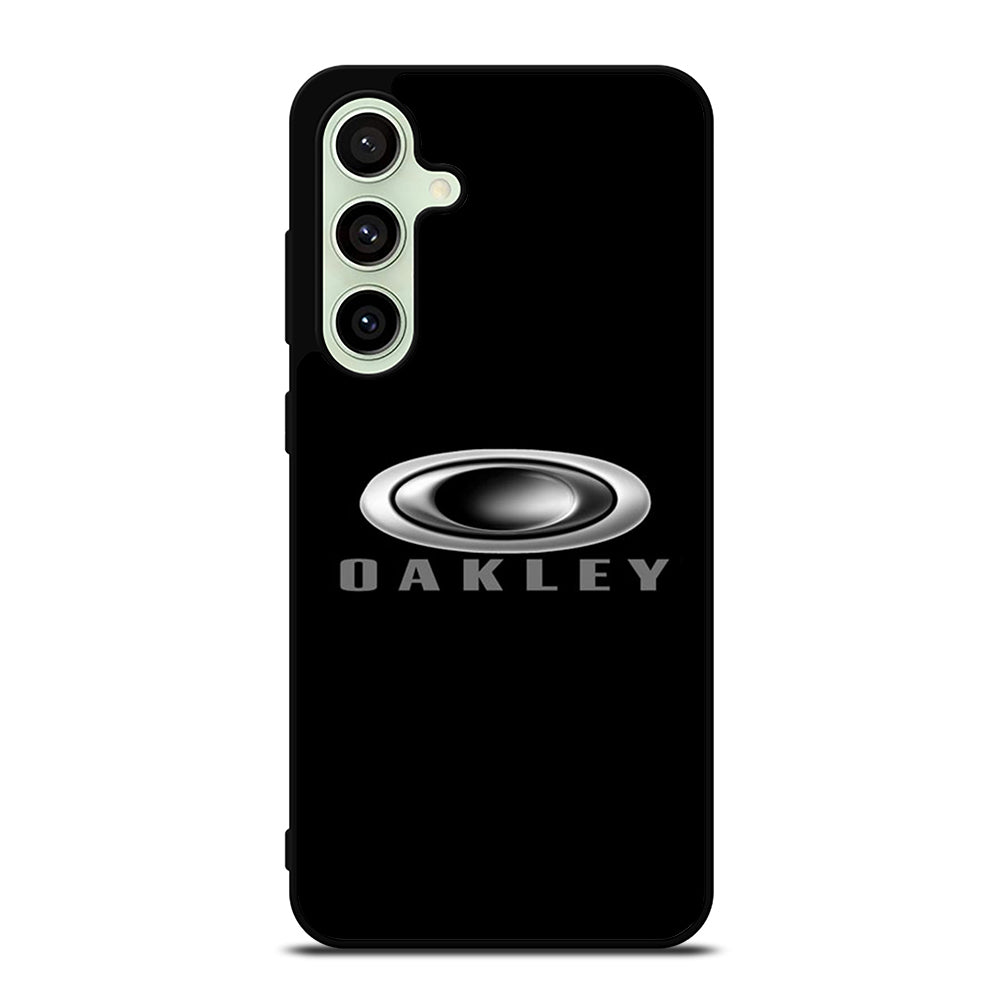 OAKLEY BLACK LOGO Samsung Galaxy S24 FE Case Cover