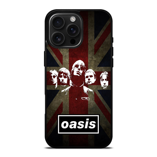 OASIS ROCK BAND iPhone 16 Pro Max Case Cover