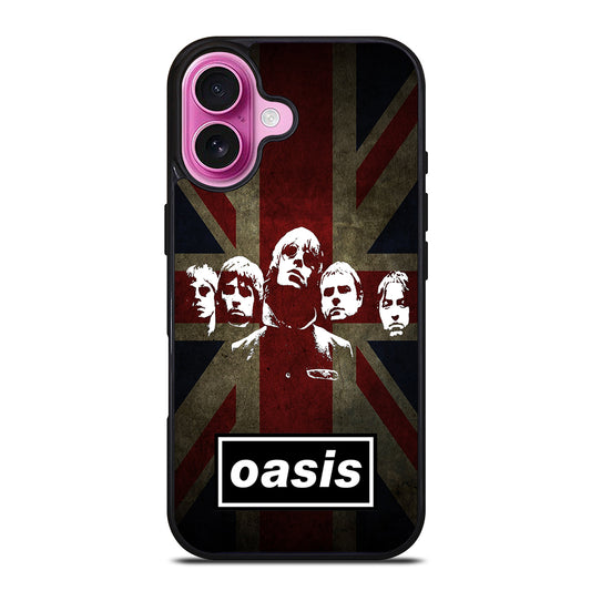 OASIS ROCK BAND iPhone 16 Plus Case Cover