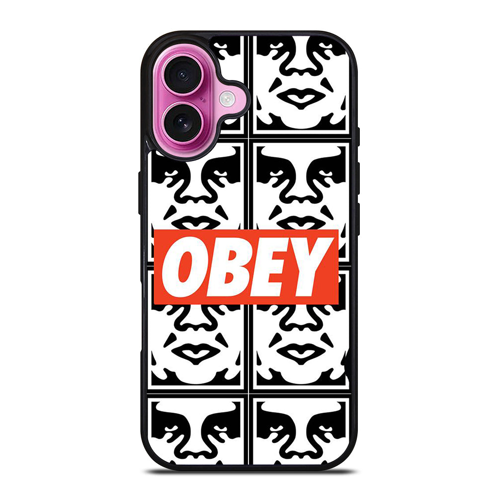 OBEY LOGO iPhone 16 Plus Case Cover