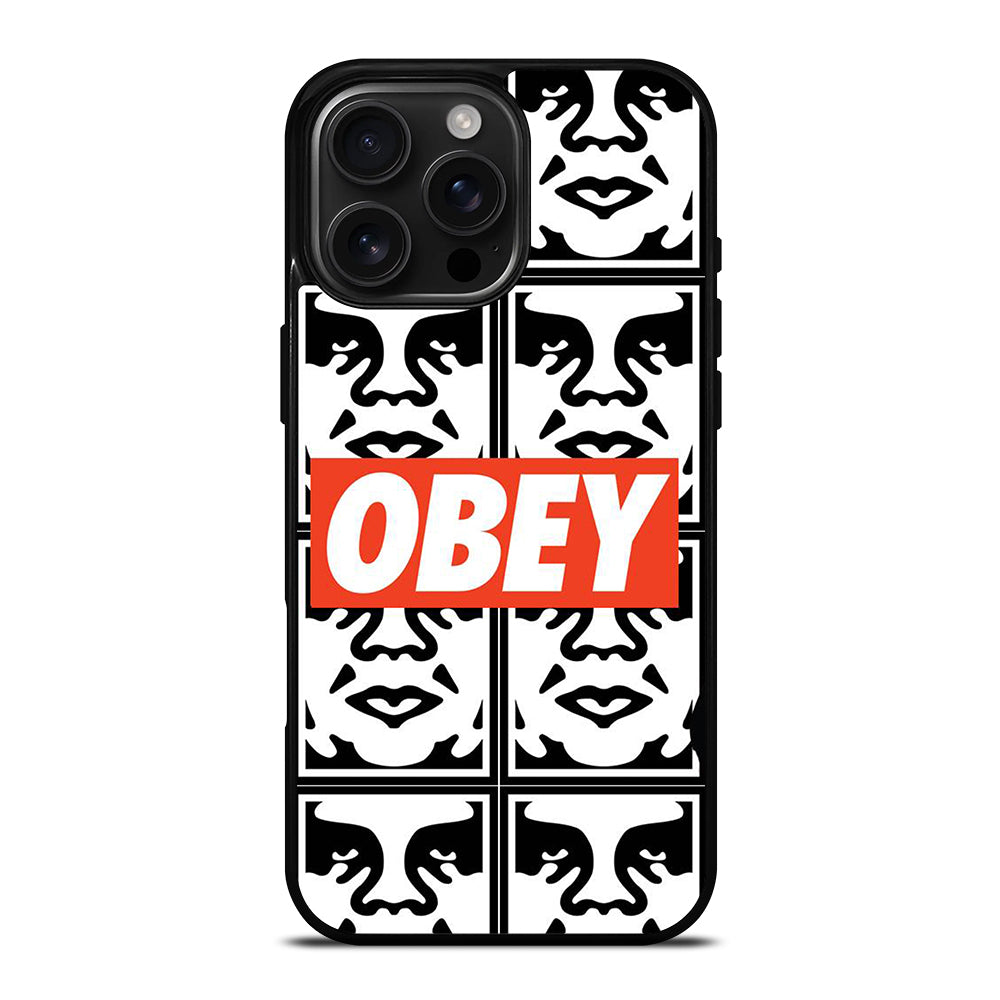 OBEY LOGO iPhone 16 Pro Max Case Cover