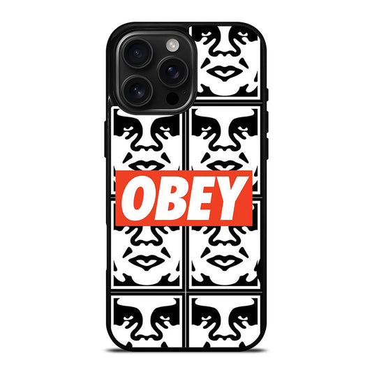 OBEY LOGO iPhone 16 Pro Max Case Cover