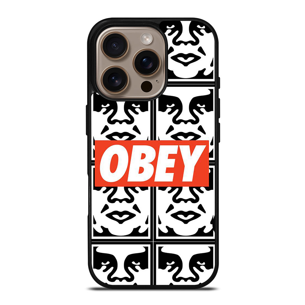 OBEY LOGO iPhone 16 Pro Case Cover