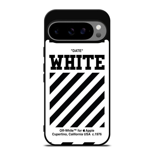 OFF WHITE BLACK STRIPE Google Pixel 9 Pro XL Case Cover