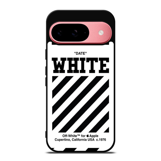 OFF WHITE BLACK STRIPE Google Pixel 9 Case Cover