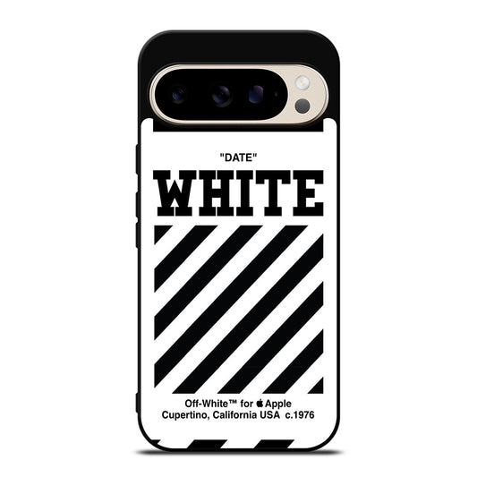 OFF WHITE BLACK STRIPE Google Pixel 9 Pro Case Cover