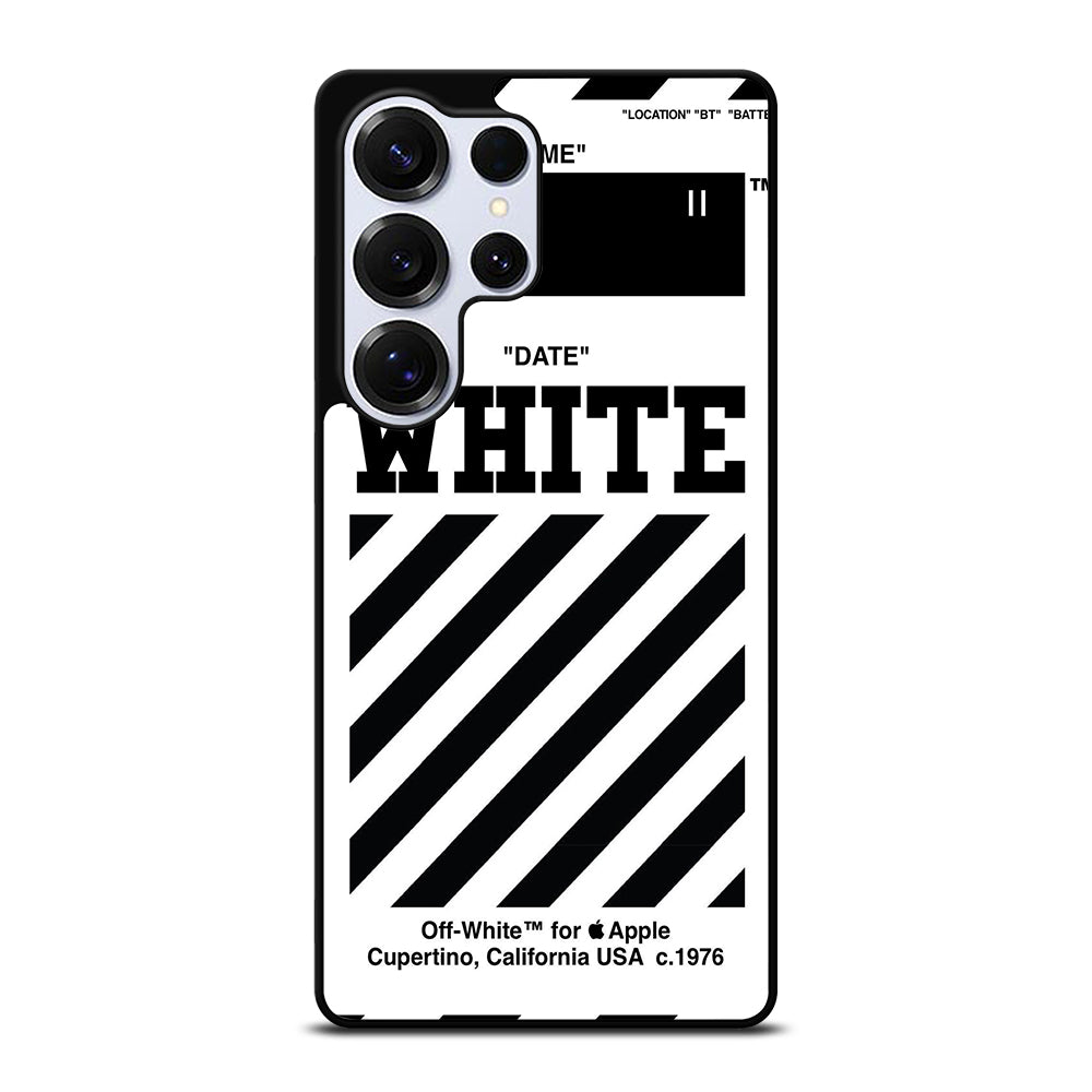 OFF WHITE BLACK STRIPE Samsung Galaxy S25 Ultra Case Cover