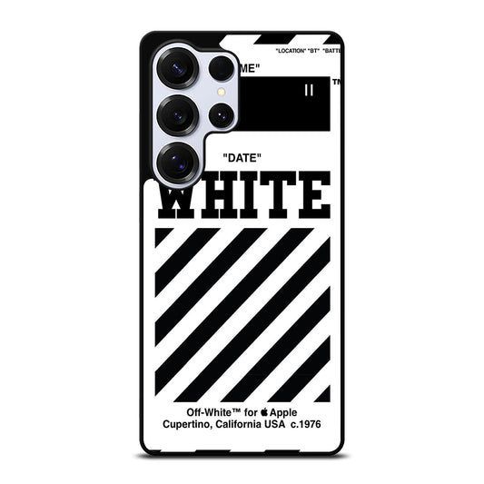 OFF WHITE BLACK STRIPE Samsung Galaxy S25 Ultra Case Cover