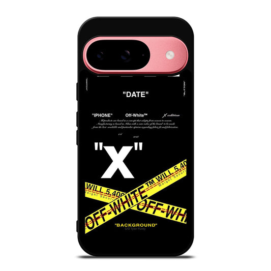 OFF WHITE CROSS Google Pixel 9 Case Cover