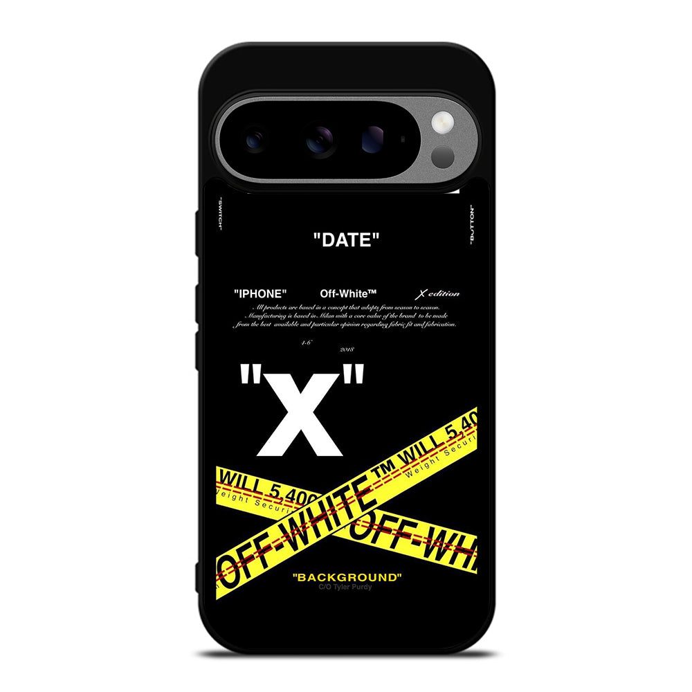 OFF WHITE CROSS Google Pixel 9 Pro XL Case Cover