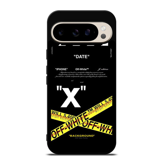 OFF WHITE CROSS Google Pixel 9 Pro Case Cover