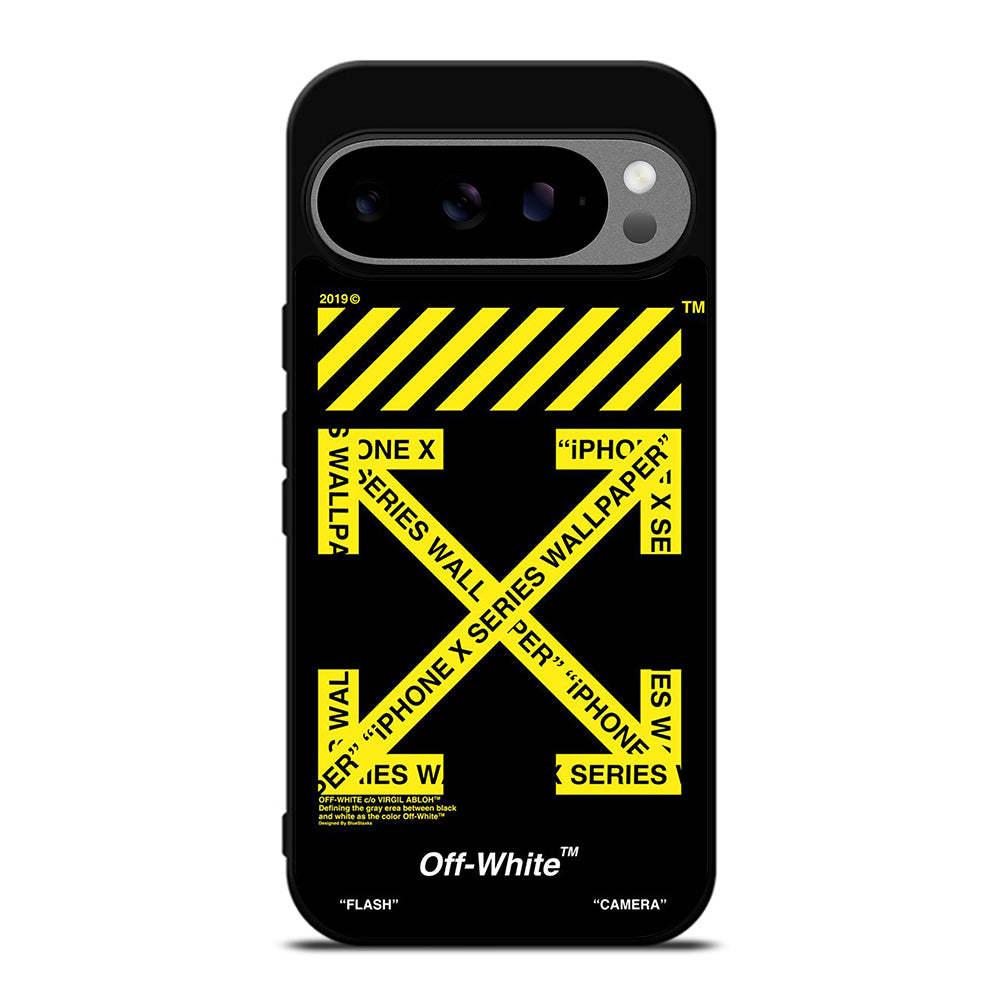 OFF WHITE YELLOW CROSS Google Pixel 9 Pro XL Case Cover