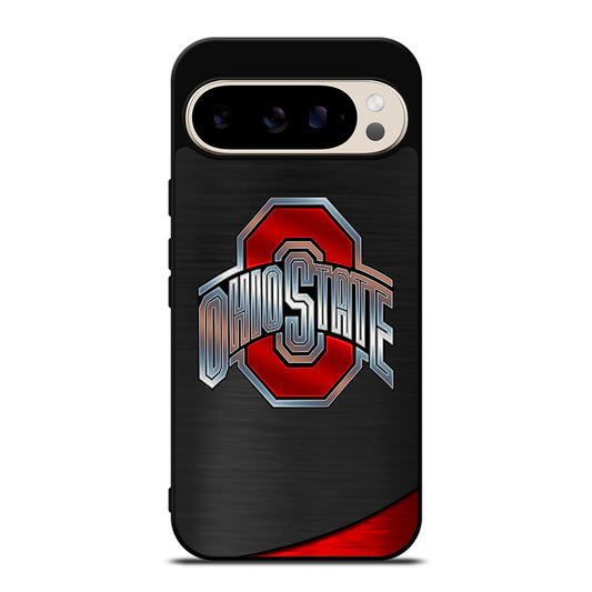 OHIO STATE BUCKEYES METAL LOGO Google Pixel 9 Pro Case Cover