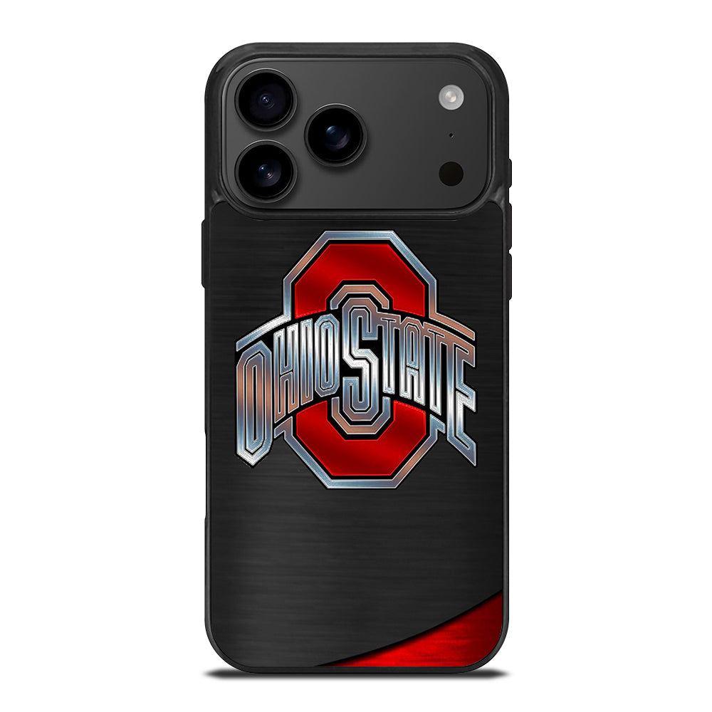 OHIO STATE BUCKEYES METAL LOGO iPhone 17 Pro Max Case Cover