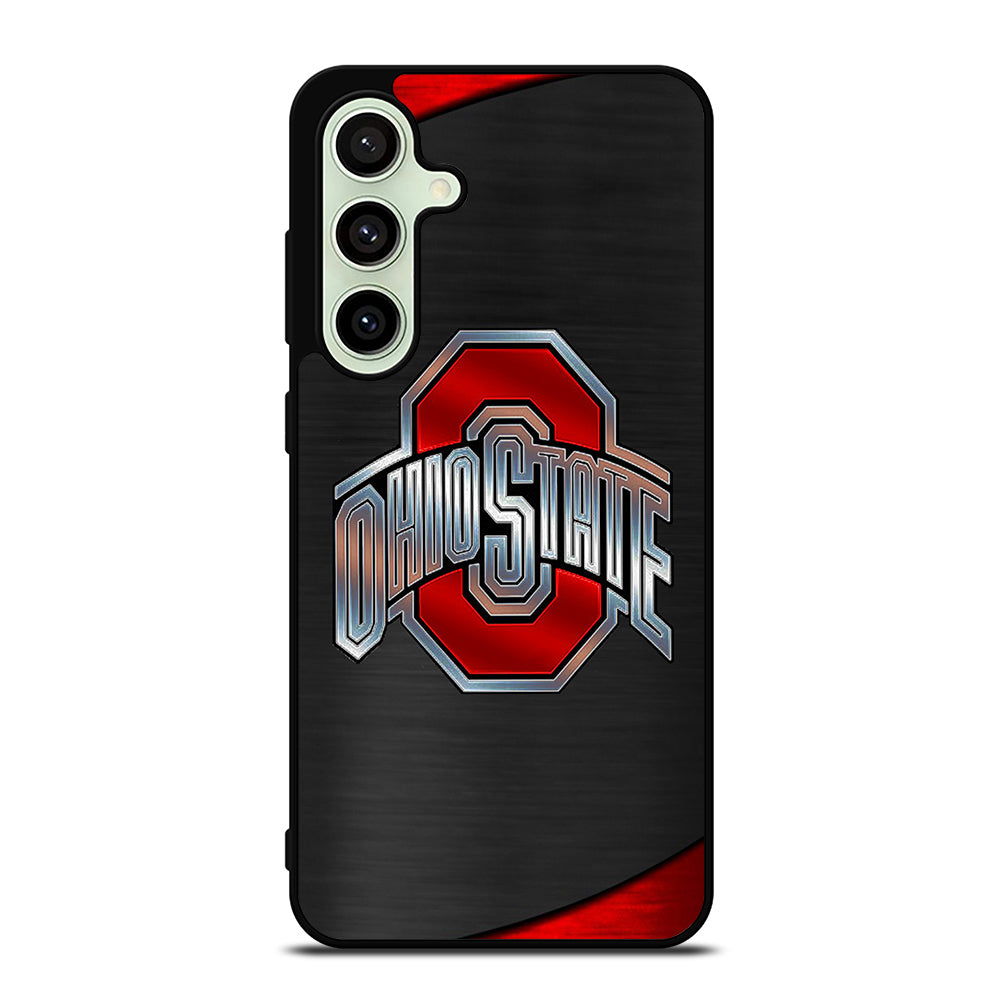 OHIO STATE BUCKEYES METAL LOGO Samsung Galaxy S24 FE Case Cover