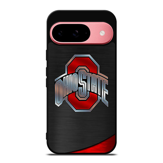 OHIO STATE BUCKEYES METAL LOGO Google Pixel 9 Case Cover