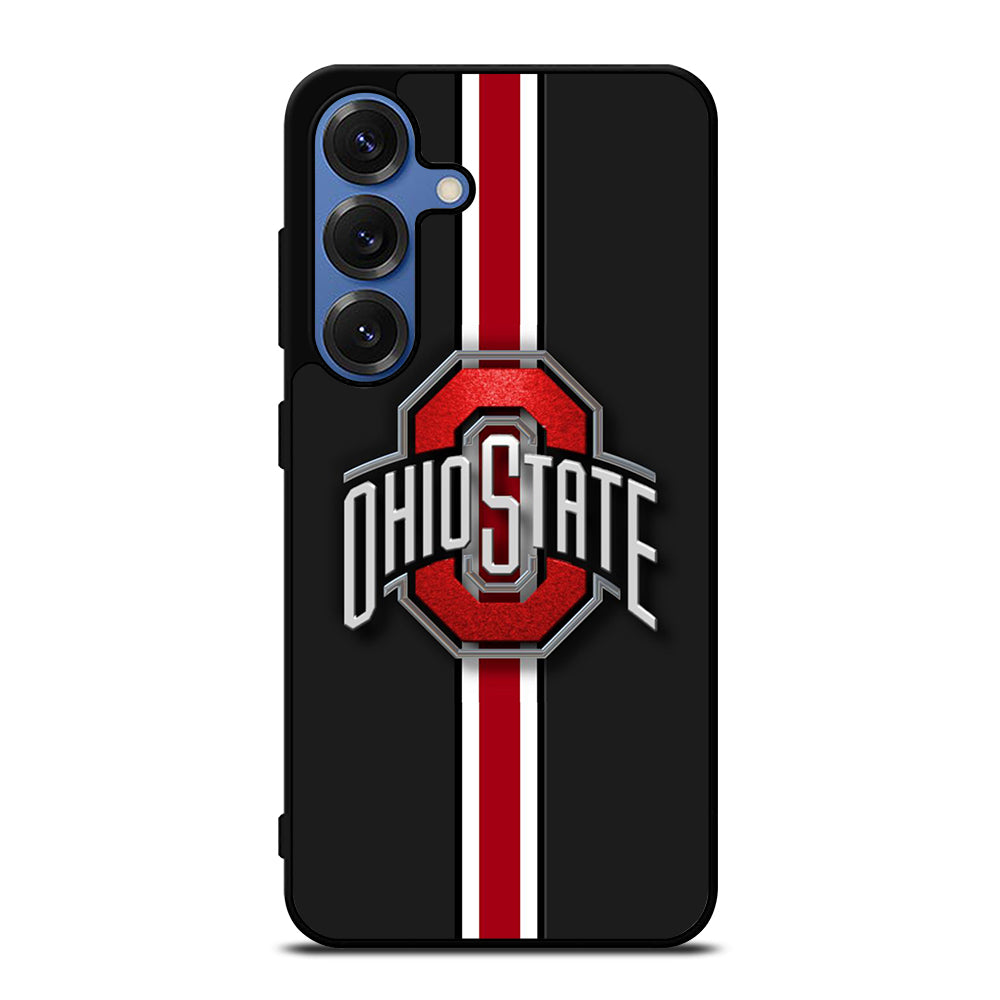 OHIO STATE BUCKEYES STRIPE LOGO Samsung Galaxy S25 Case Cover