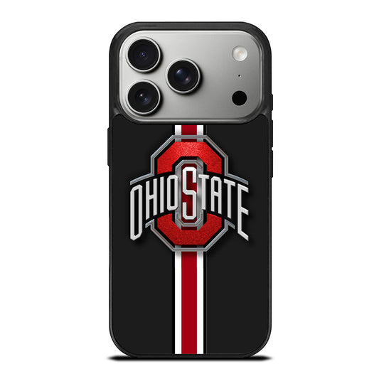 OHIO STATE BUCKEYES STRIPE LOGO iPhone 17 Pro Case Cover