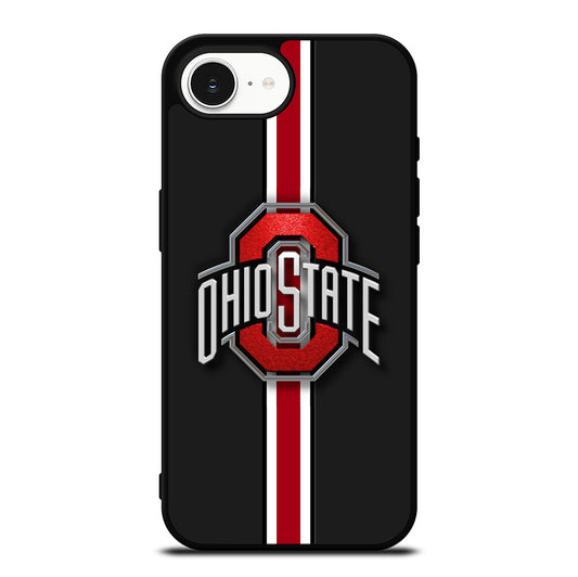 OHIO STATE BUCKEYES STRIPE LOGO iPhone 16e Case Cover
