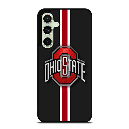 OHIO STATE BUCKEYES STRIPE LOGO Samsung Galaxy S24 FE Case Cover