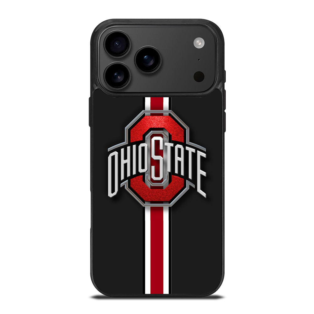 OHIO STATE BUCKEYES STRIPE LOGO iPhone 17 Pro Max Case Cover