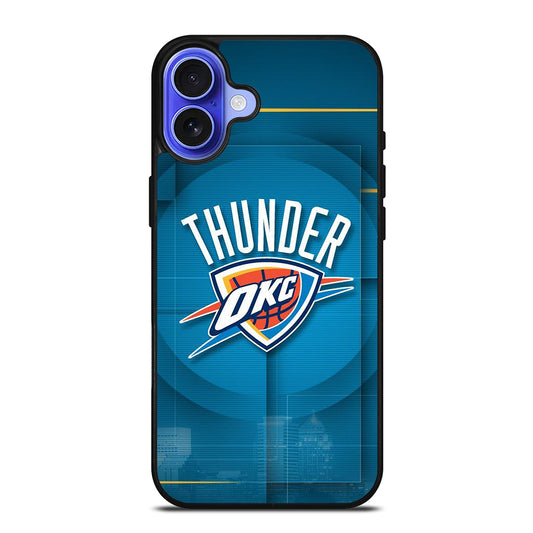 OKLAHOMA CITY THUNDER LOGO 2 iPhone 16 Case Cover