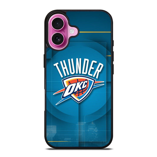 OKLAHOMA CITY THUNDER LOGO 2 iPhone 16 Plus Case Cover