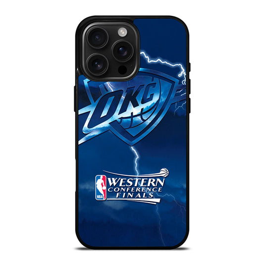 OKLAHOMA CITY THUNDER LOGO 3 iPhone 16 Pro Max Case Cover