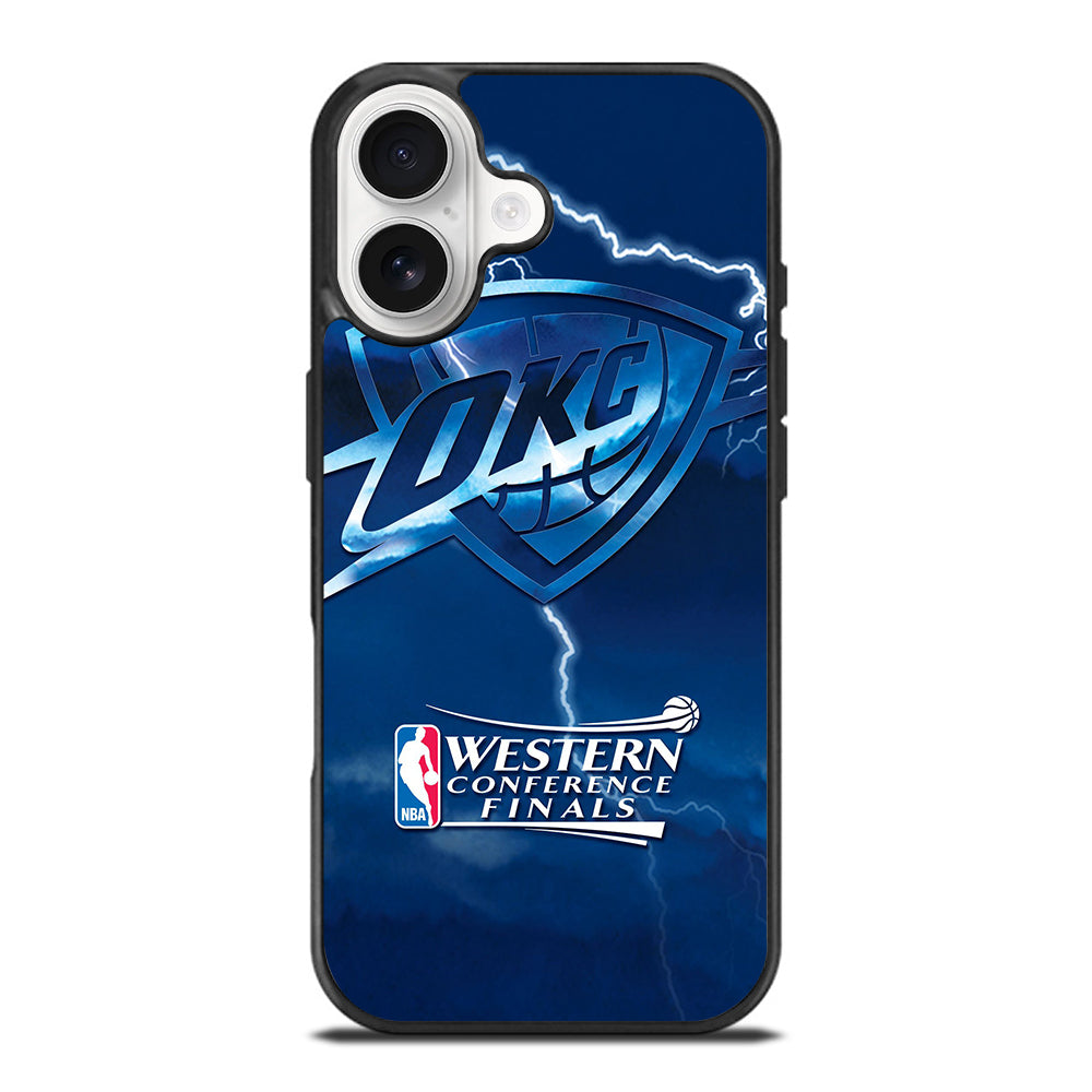 OKLAHOMA CITY THUNDER LOGO 3 iPhone 17 Case Cover