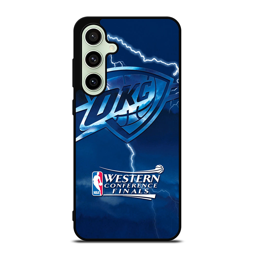 OKLAHOMA CITY THUNDER LOGO 3 Samsung Galaxy S24 FE Case Cover