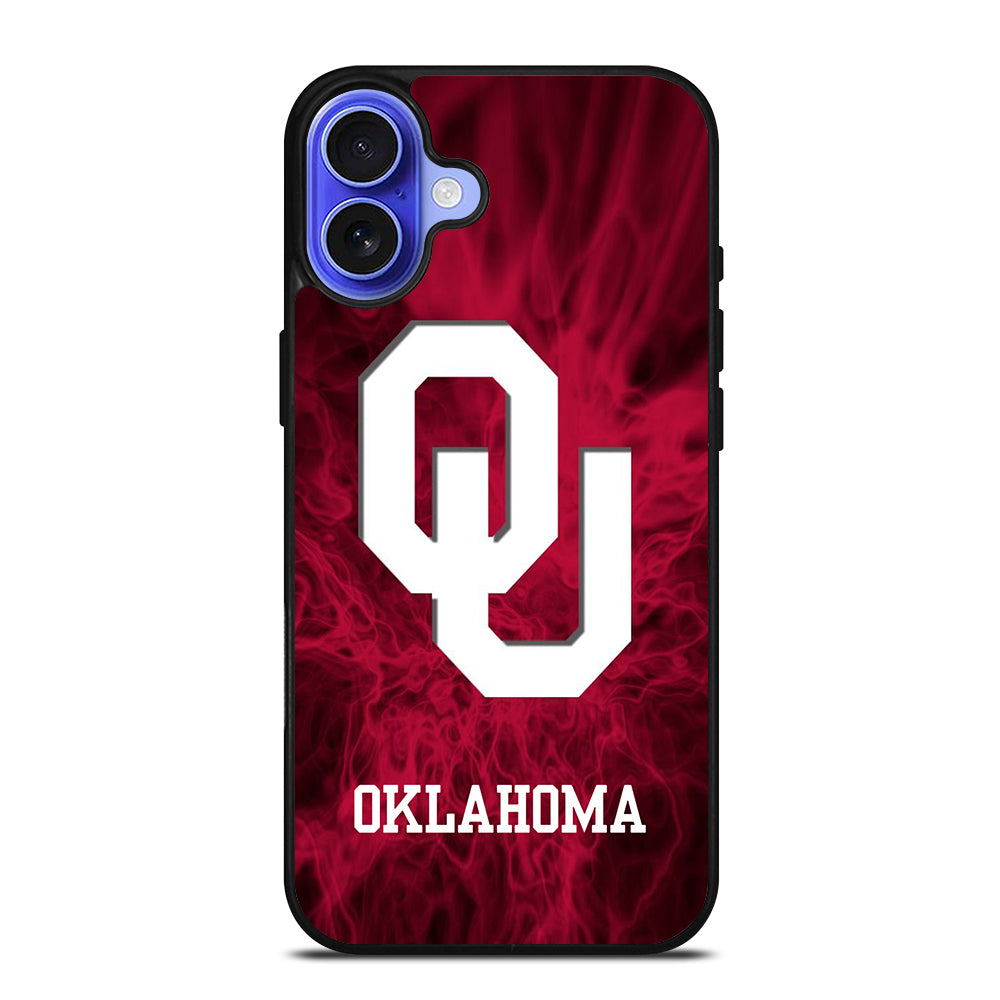 OKLAHOMA SOONERS FOOTBALL TEAM LOGO iPhone 16 Case Cover