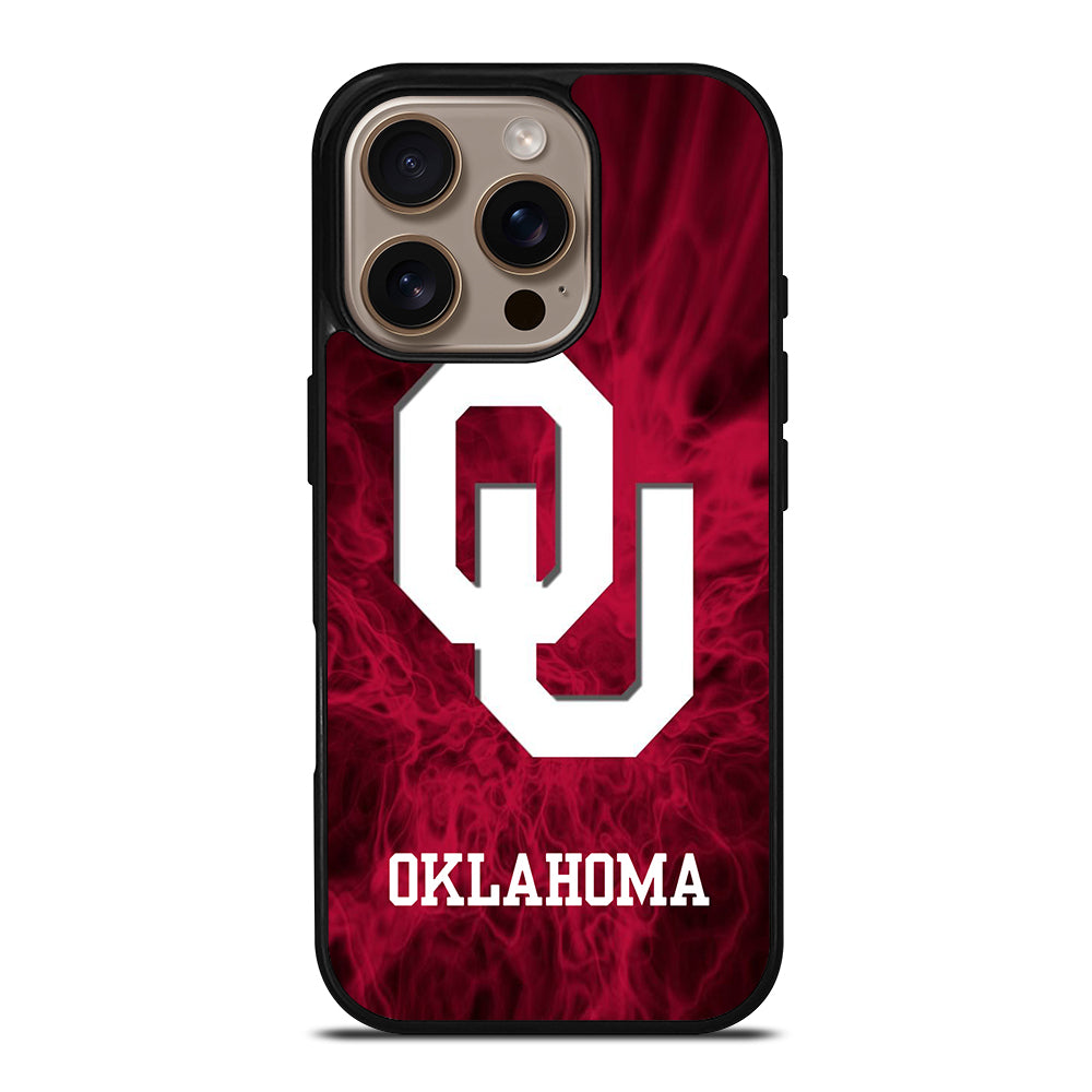 OKLAHOMA SOONERS FOOTBALL TEAM LOGO iPhone 16 Pro Case Cover