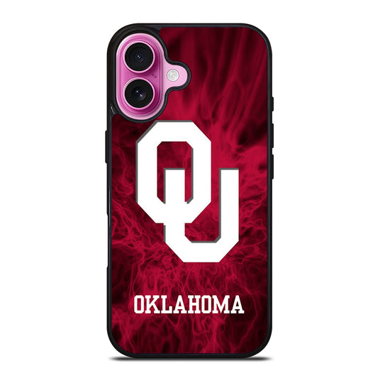 OKLAHOMA SOONERS FOOTBALL TEAM LOGO iPhone 16 Plus Case Cover