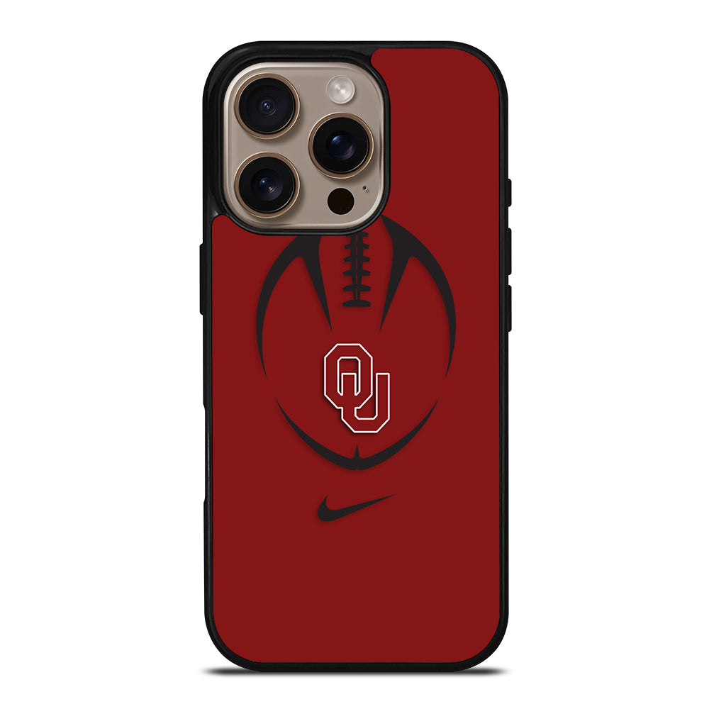 OKLAHOMA SOONERS NFL FOOTBALL iPhone 16 Pro Case Cover