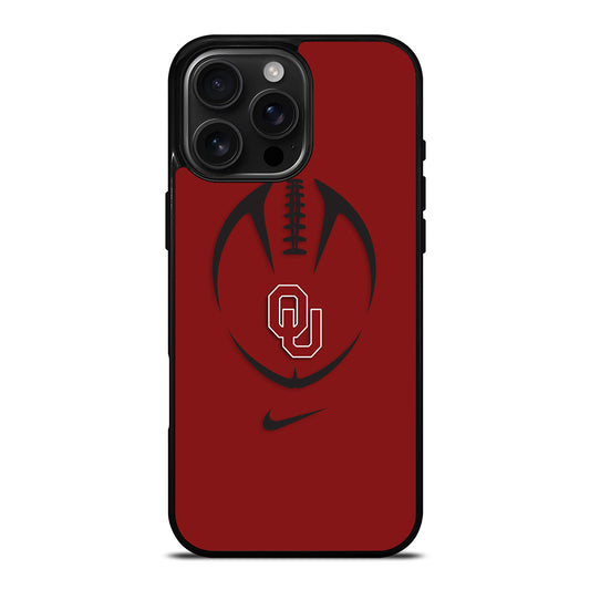 OKLAHOMA SOONERS NFL FOOTBALL iPhone 16 Pro Max Case Cover